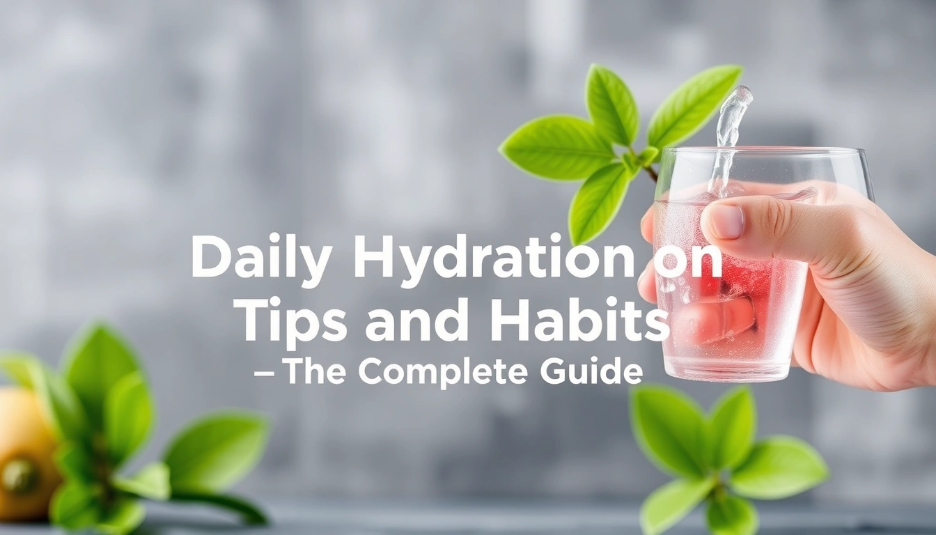 Daily Hydration Tips and Habits — The Complete Guide Daily Hydration Tips and Habits — The Complete Guide
