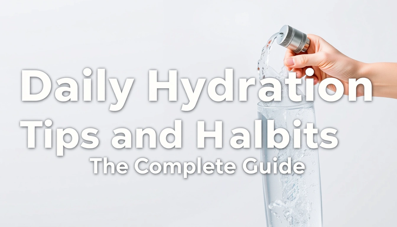 Daily Hydration Tips and Habits — The Complete Guide Daily Hydration Tips and Habits — The Complete Guide