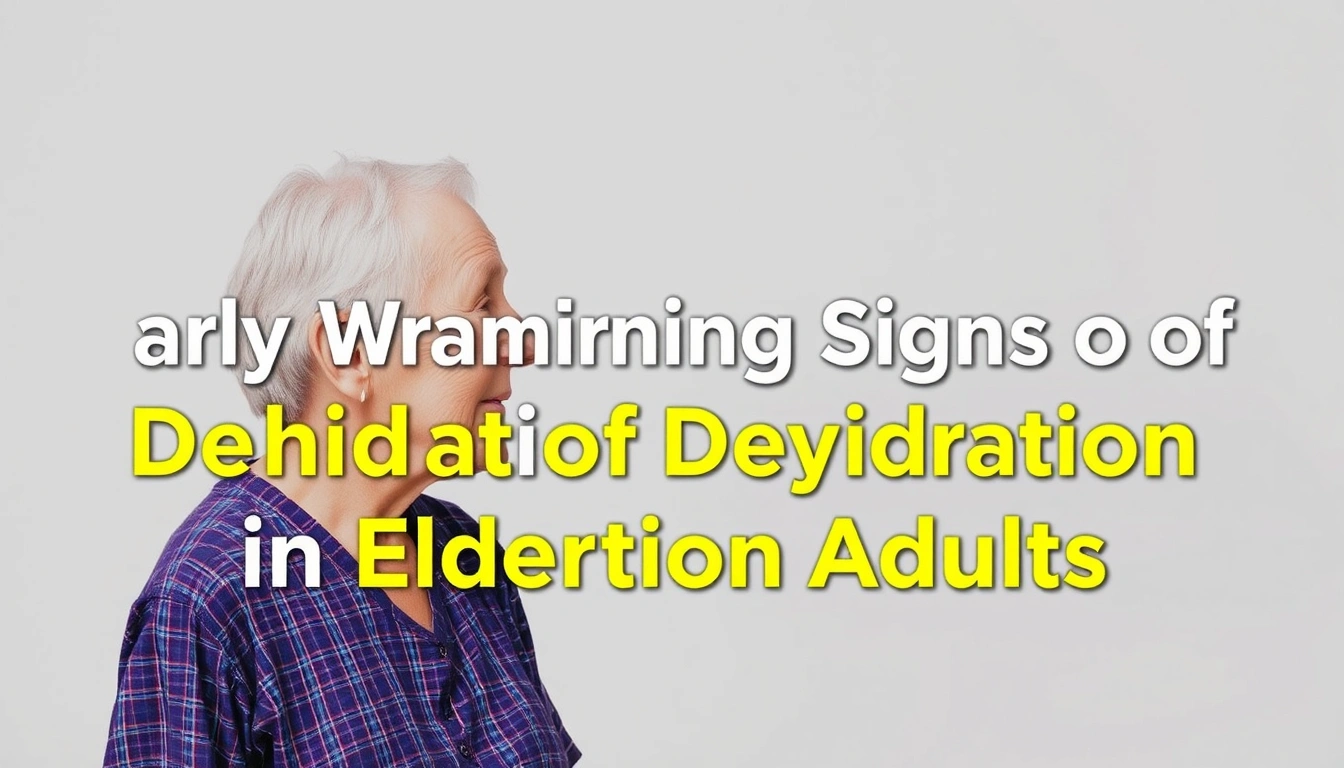 Early Warning Signs of Dehydration in Elderly Adults