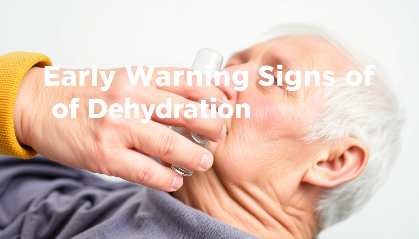 Early Warning Signs of Dehydration in Elderly Adults