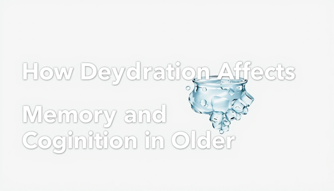 How Dehydration Affects Memory and Cognition in Older Adults How Dehydration Affects Memory and Cognition in Older Adults