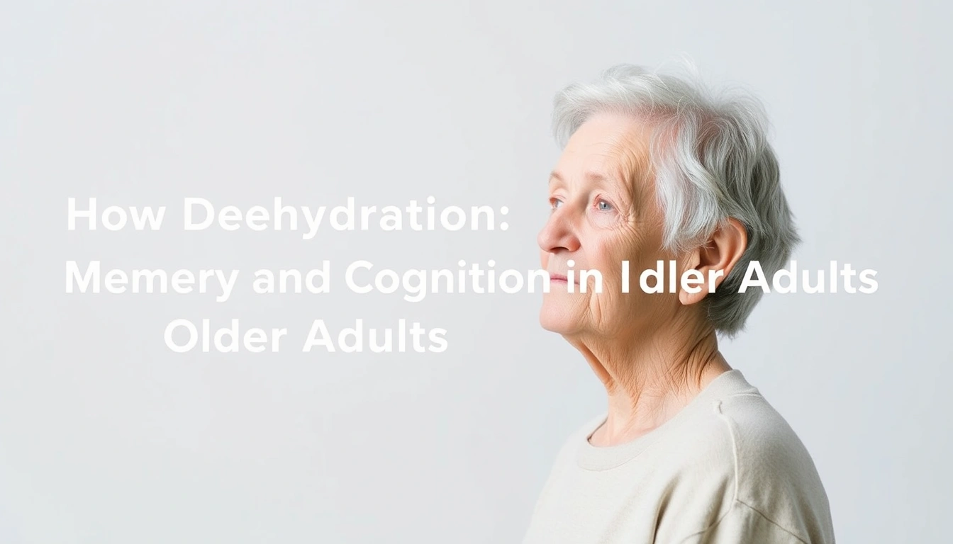 How Dehydration Affects Memory and Cognition in Older Adults How Dehydration Affects Memory and Cognition in Older Adults