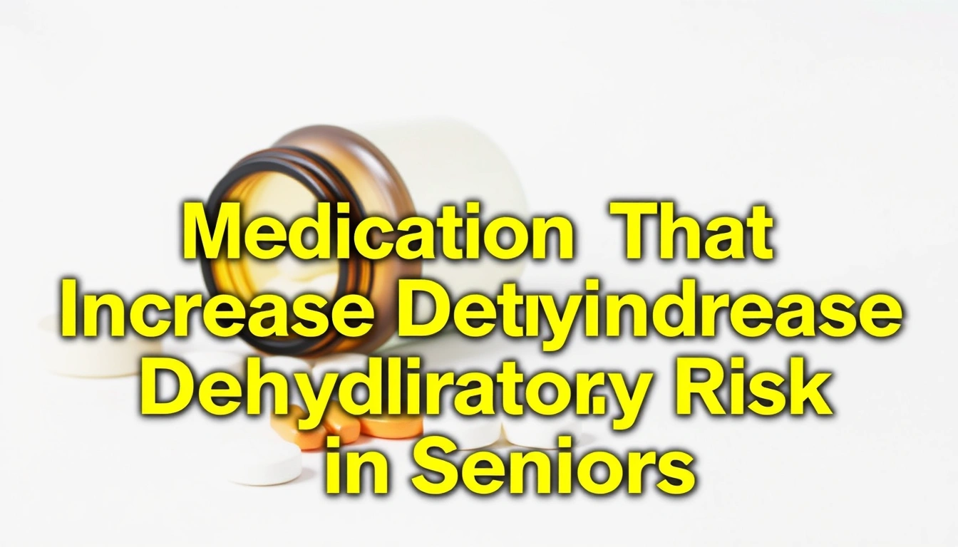 Medications That Increase Dehydration Risk in Seniors Medications That Increase Dehydration Risk in Seniors